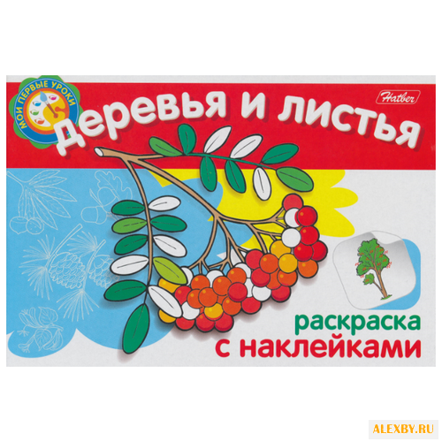 Hatber Раскраска с наклейками.