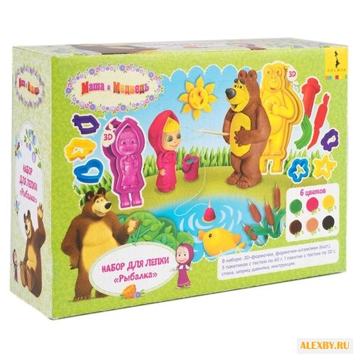 Масса для лепки РОСМЭН Маша и