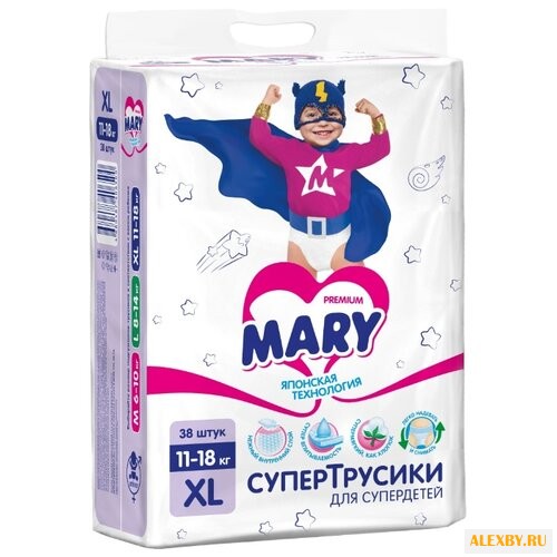 Mary трусики L 11-18 кг 38 шт.