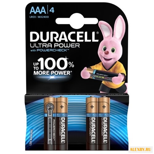 Батарейка AA Duracell LR03-4BL