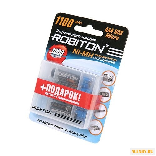 Аккумулятор AAA Ni-Mh 1100 мА·ч