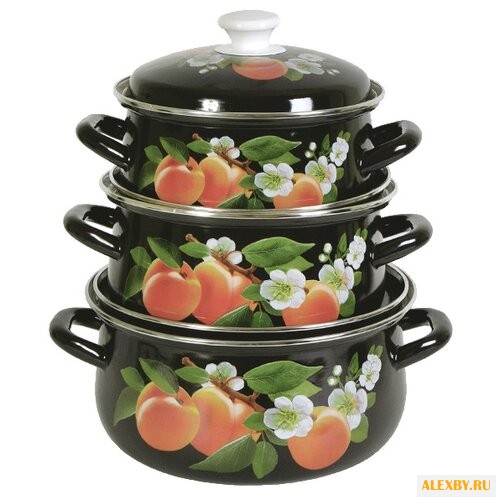 Набор кастрюль КМЗ Абрикос-1 6