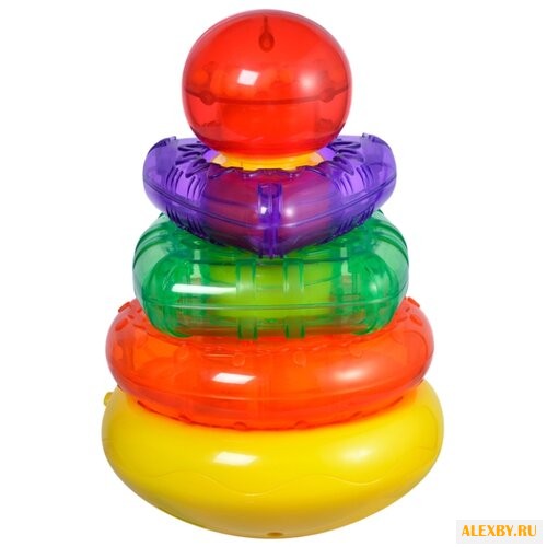 Пирамидка Жирафики со светом и