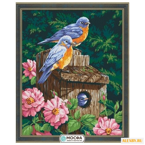 Мосфа Картина по номерам Домик