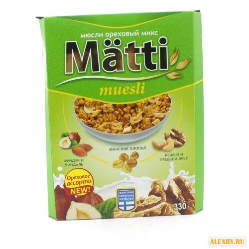 Мюсли Matti хлопья и шарики