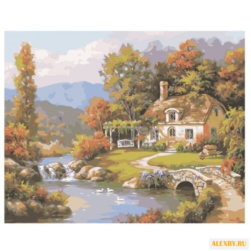 Рыжий кот Картина по номерам