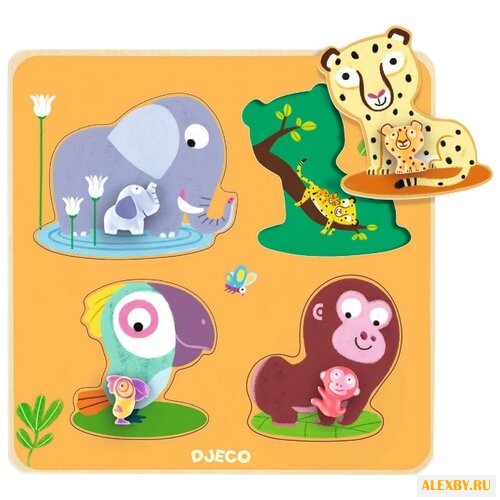 Рамка-вкладыш DJECO Мамы