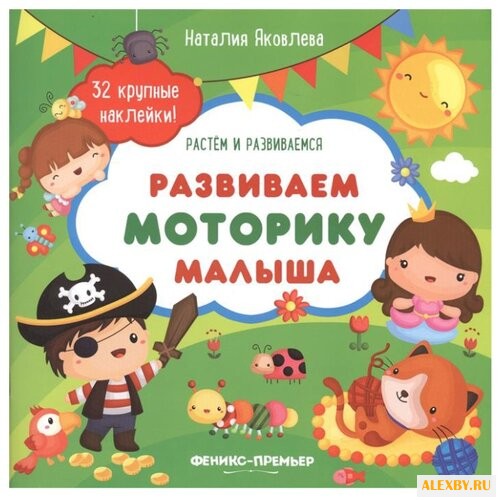 Книжка с наклейками Развиваем