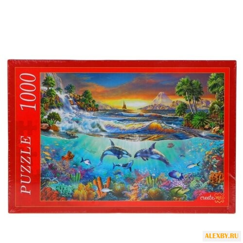 Пазл Рыжий кот Подводная жизнь