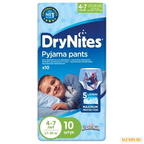 Huggies трусики DryNites для