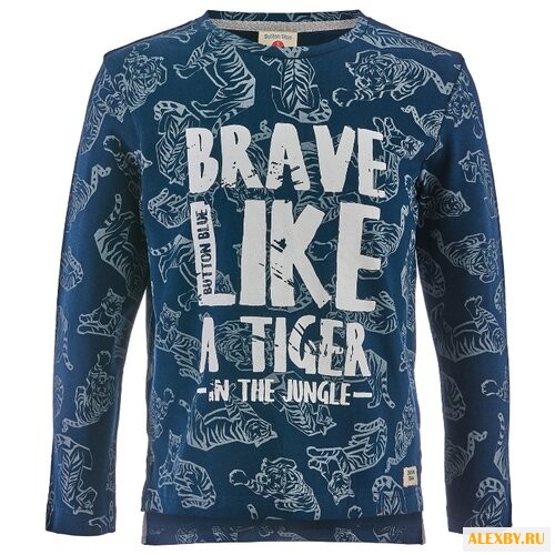 Лонгслив Button Blue