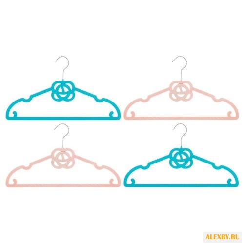 Вешалка EL CASA Набор Роза 4шт