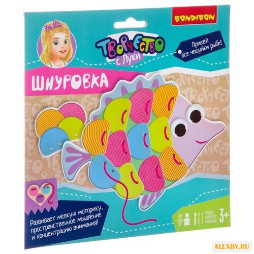 Шнуровка BONDIBON Рыба ВВ2636