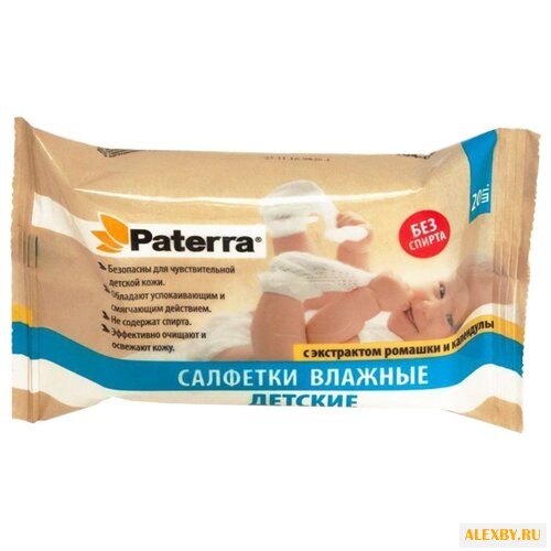 Влажные салфетки Paterra С