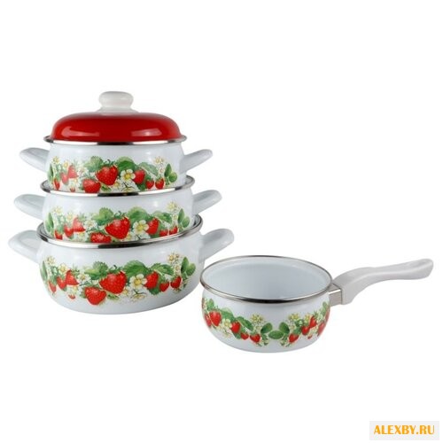 Набор посуды METROT Клубника