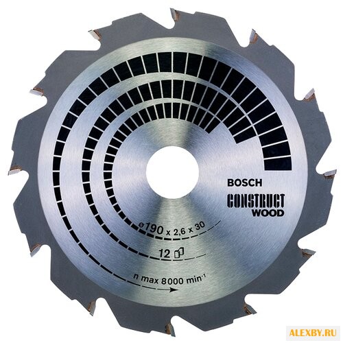 Пильный диск BOSCH Construct