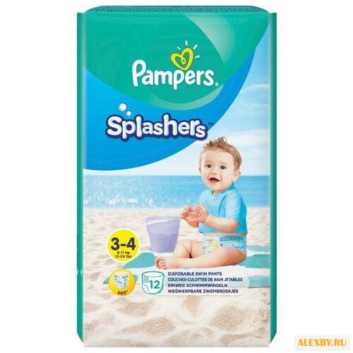 Pampers трусики Splashers 6-11