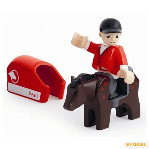 Brio Лошадка с попоной и