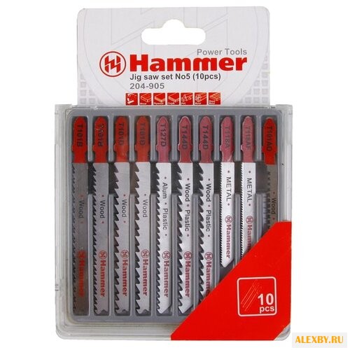 Набор пилок для лобзика Hammer