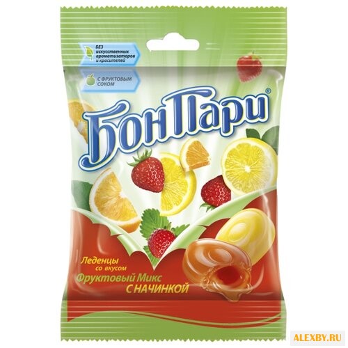 Леденцы Бон Пари Фруктовый микс