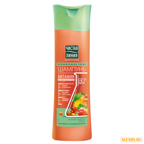 Чистая линия шампунь для ломких