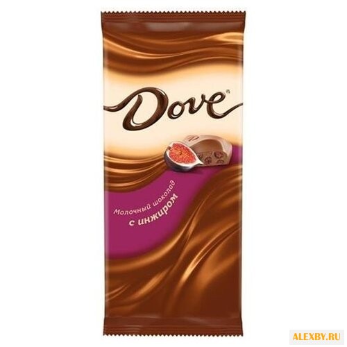 Шоколад Dove молочный с инжиром