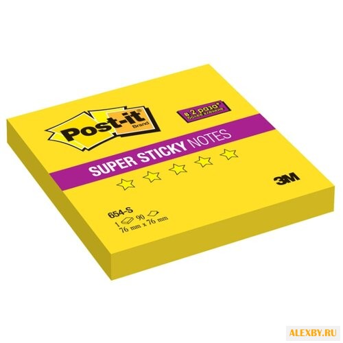 Купить Post-it Блок-кубик Super Sticky