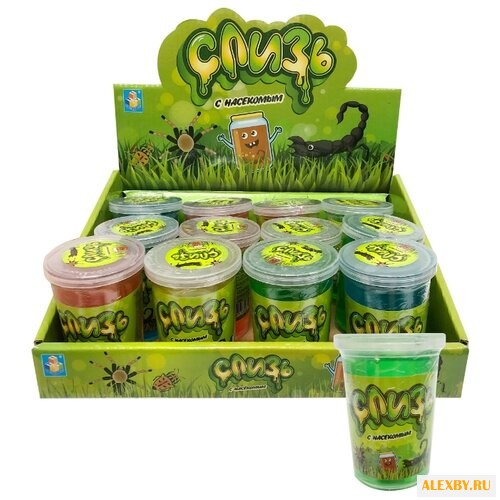 Лизун 1 TOY С насекомым Т11328