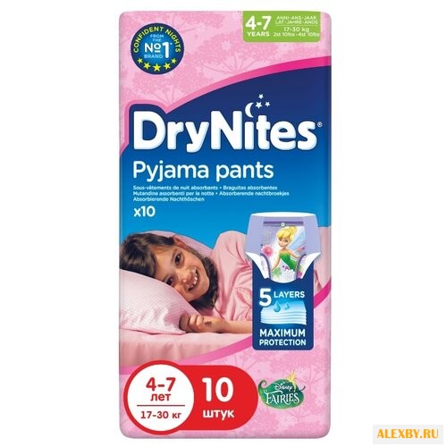 Huggies трусики Феи DryNites