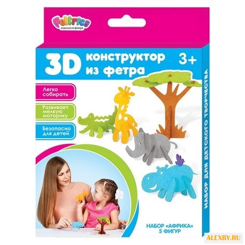 Набор пазлов Feltrica 3D Африка