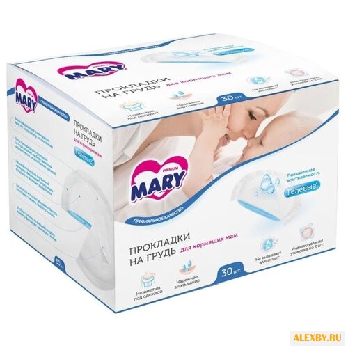 Mary Прокладки на грудь гелевые