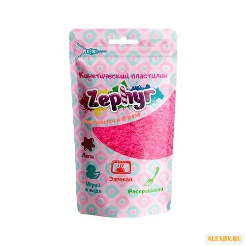 Пластилин Zephyr розовый 75 г