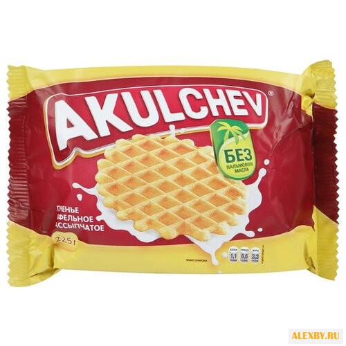 Печенье Akulchev вафельное