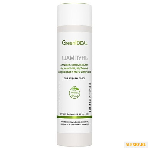 GreenIdeal шампунь с глиной