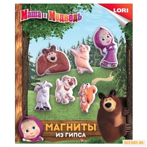 LORI Магниты из гипса - Маша и
