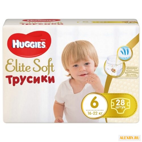 Huggies Elite Soft трусики 6