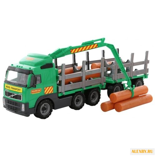 Лесовоз Полесье Volvo с