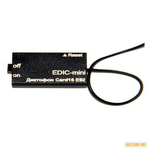 Диктофон Edic-mini Card 16 E92