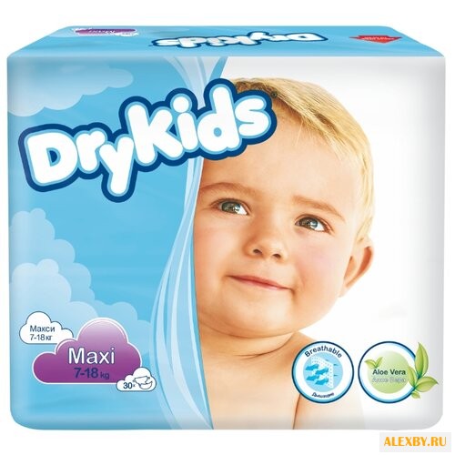 Drykids подгузники Maxi 7-18 кг