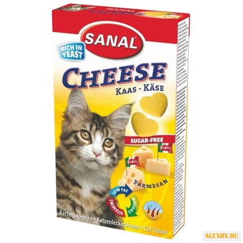Витамины Sanal Cheese для кошек