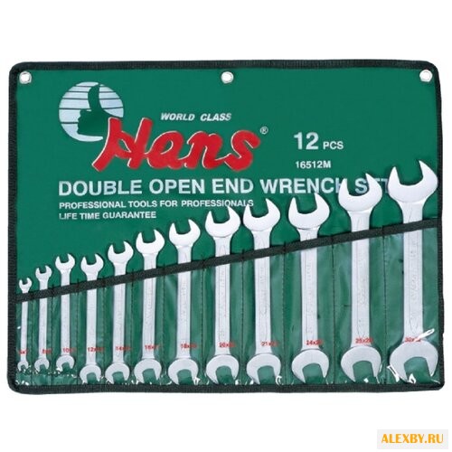 Набор гаечных ключей Hans 16512M