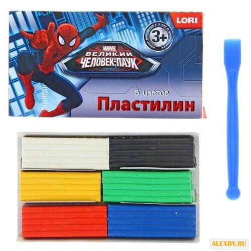 Пластилин LORI Человек-Паук 6