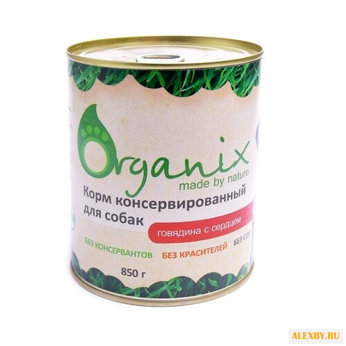 Корм для собак ORGANIX