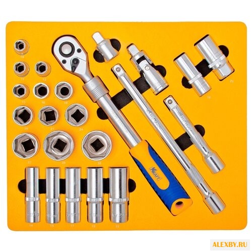 Набор торцевых головок KRAFT KT