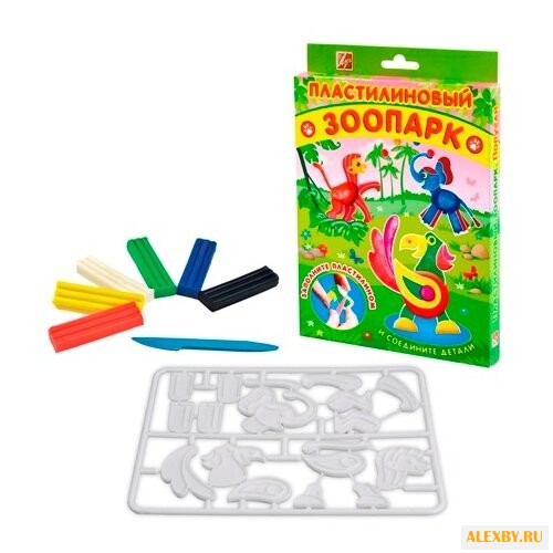 Пластилин Луч Зоопарк Попугай