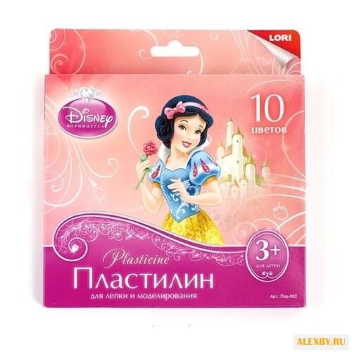 Пластилин LORI Принцессы 10