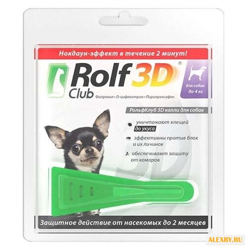 RolfСlub 3D Капли от клещей и