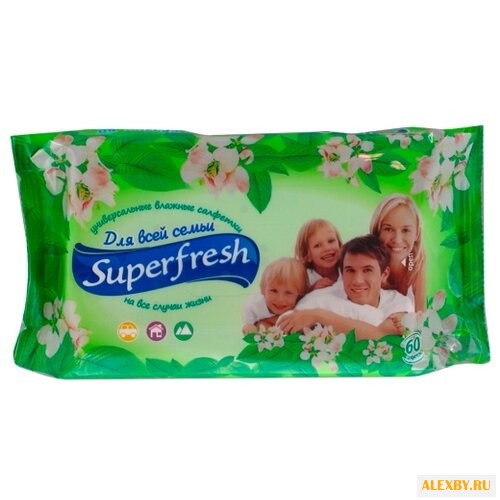 Влажные салфетки Superfresh