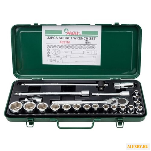 Набор торцевых головок Hans 4621M