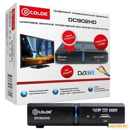 TV-тюнер D-COLOR DC902HD